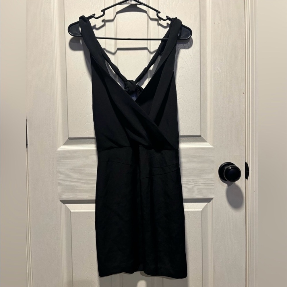 Banana Republic Black Knotted Dress